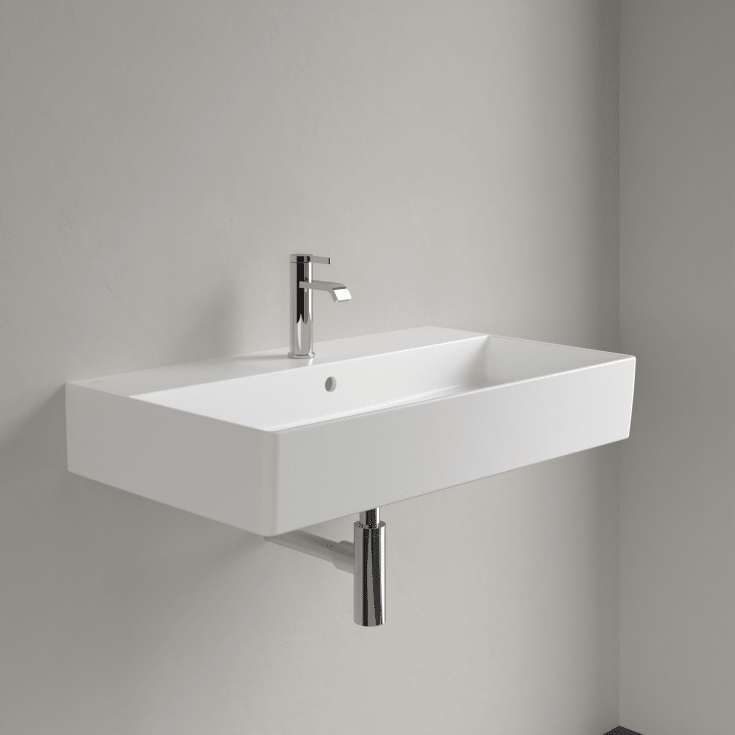 Villeroy & Boch Memento 2.0 tvättställ, 80x47 cm, matt vit