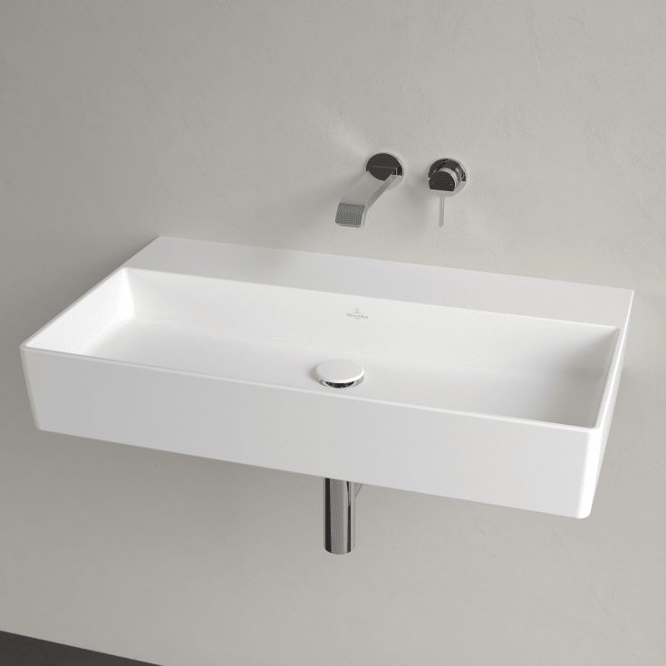 Villeroy & Boch Memento møbelservant, 80x47 cm, med CeramicPlus, hvit