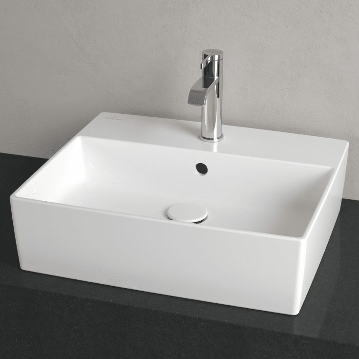 Villeroy & Boch Memento 2.0 tvättställ, 50x42 cm, matt vit