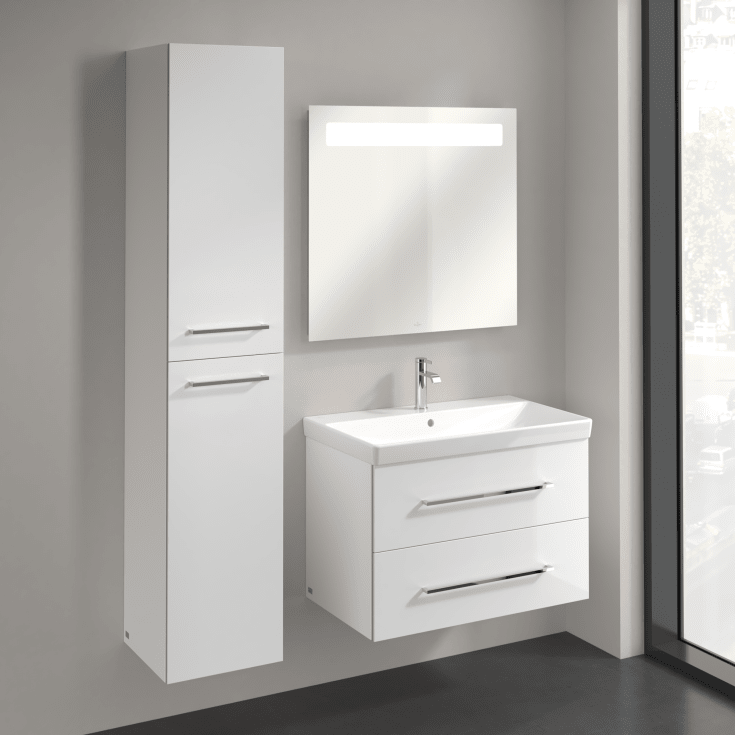 Villeroy & Boch Avento A894 högskåp, 34,6x176 cm, vänster, vit
