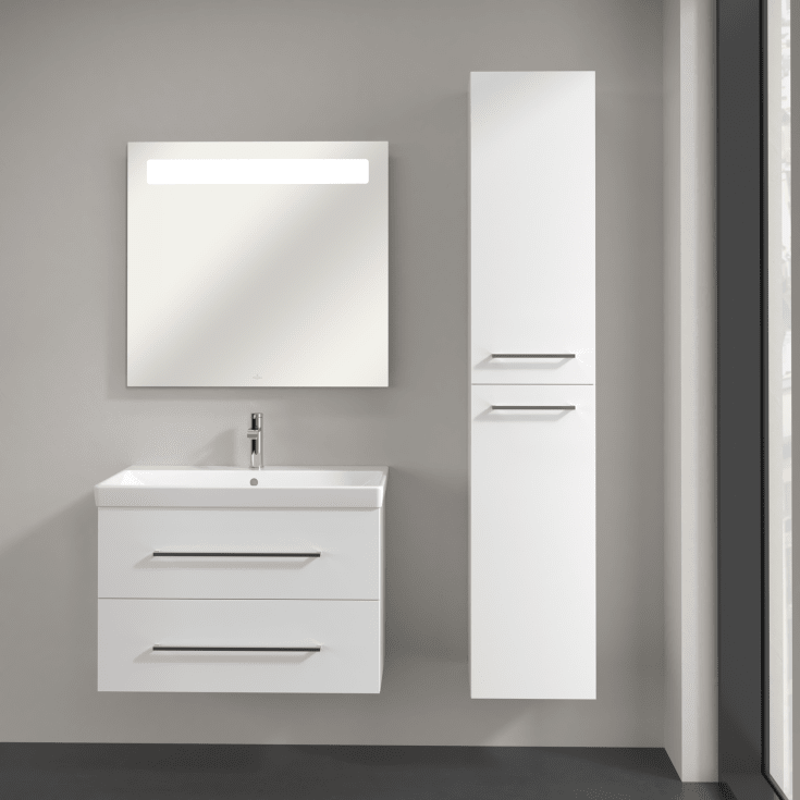 Villeroy & Boch Avento A894 högskåp, 34,6x176 cm, höger, vit