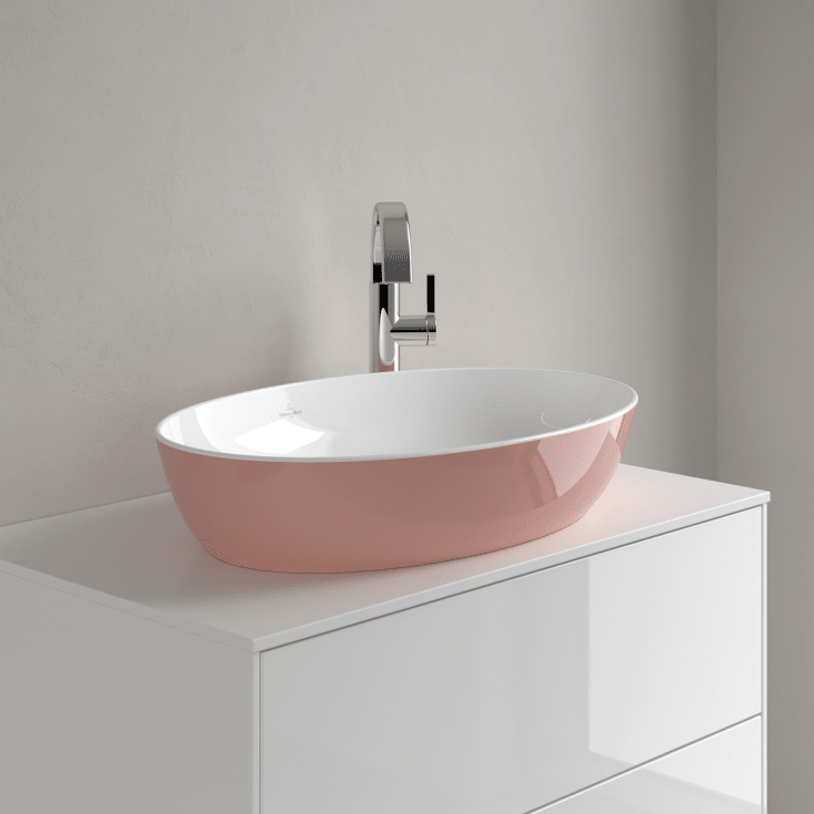 Villeroy & Boch Artis tvättställ, 61x41 cm, rosa