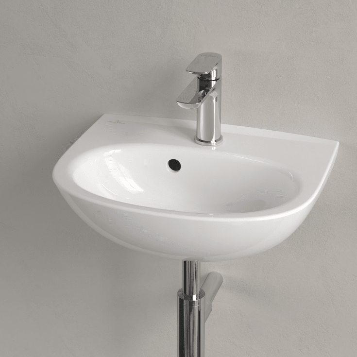 Villeroy & Boch O.Novo vegghengt servant, 45x36 cm, hvit