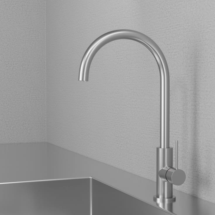 Scandtap Equip køkkenarmatur, børstet stål
