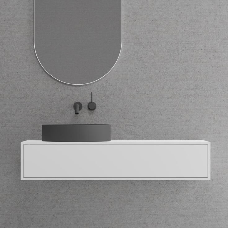 Scandtap Solid S1000 underskab, 100x47,5 cm, mat hvid