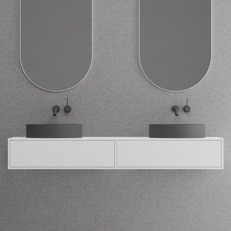 Scandtap Solid S1400 underskab, 140x47,5 cm, mat hvid