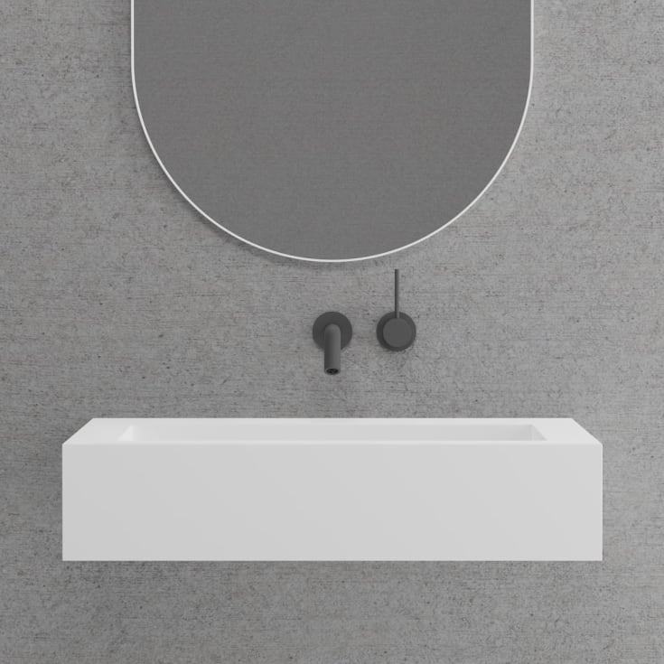 Scandtap Solid SW3 håndvask, 60x47,5 cm, mat hvid