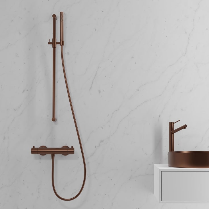 Scandtap Pleasure 1 duschblandare, borstad koppar