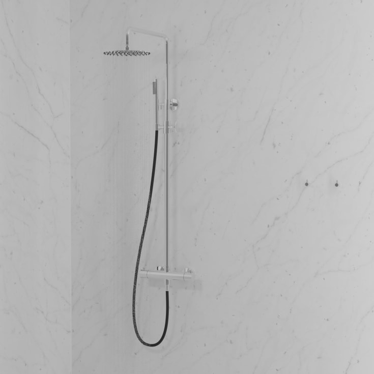 Scandtap Duschslang svart Classic