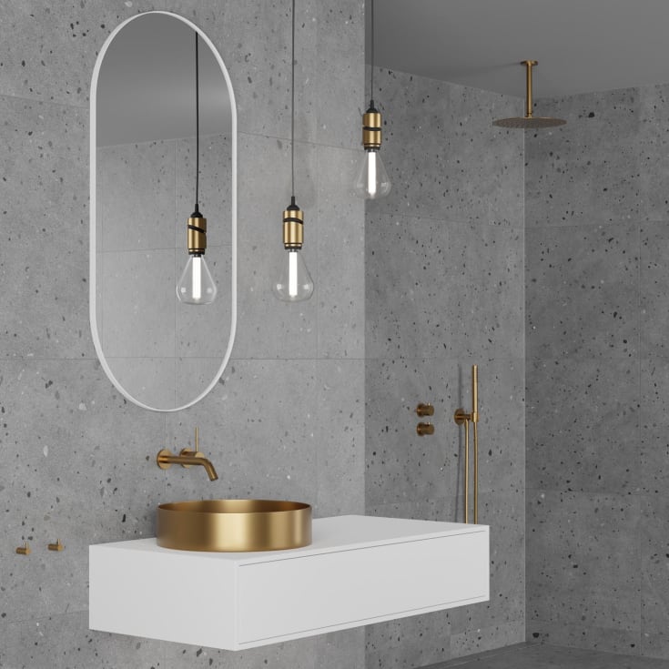 Scandtap Solid S1000 underskab, 100x47,5 cm, mat hvid