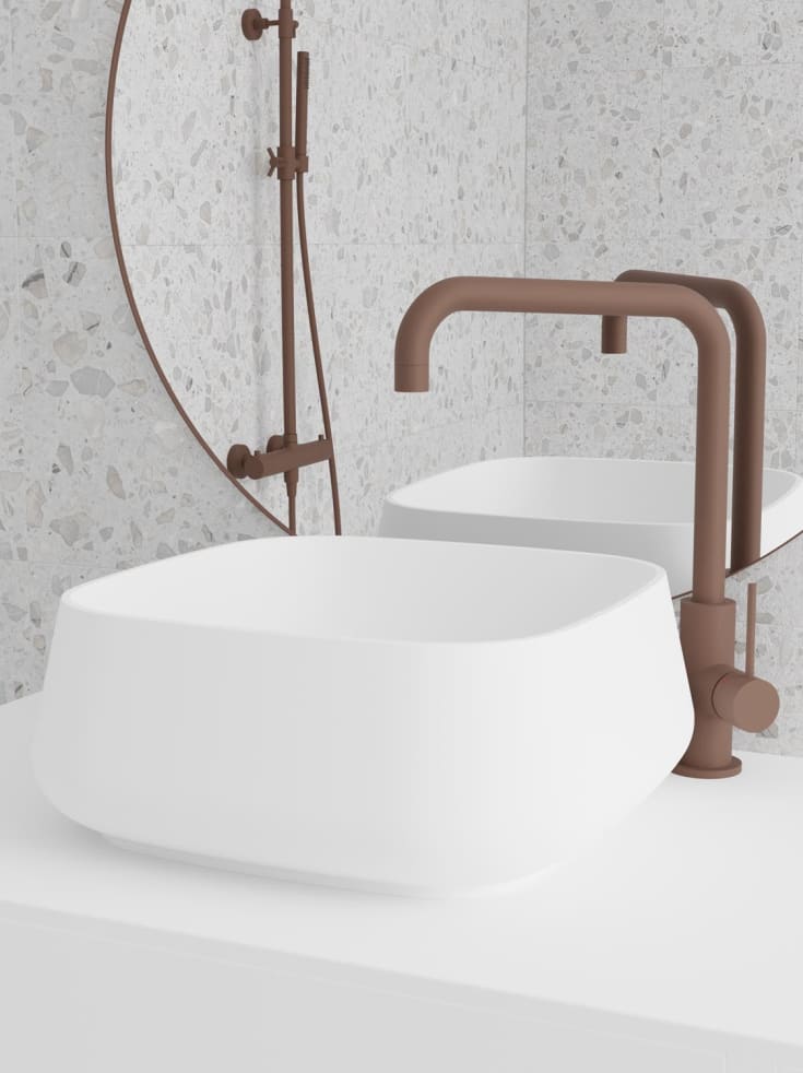 Scandtap Bathroom Concepts Solid S3, 380x380 mm, hvit matt