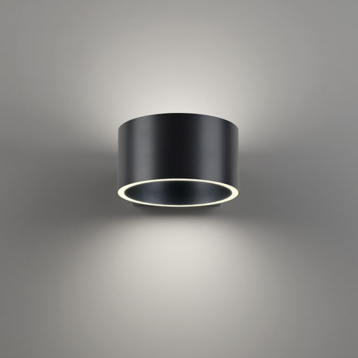 Paul Neuhaus Pure Clips væglampe, antracit