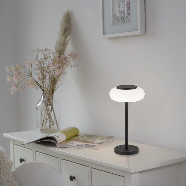 Paul Neuhaus Q-Etienne bordlampe, sort