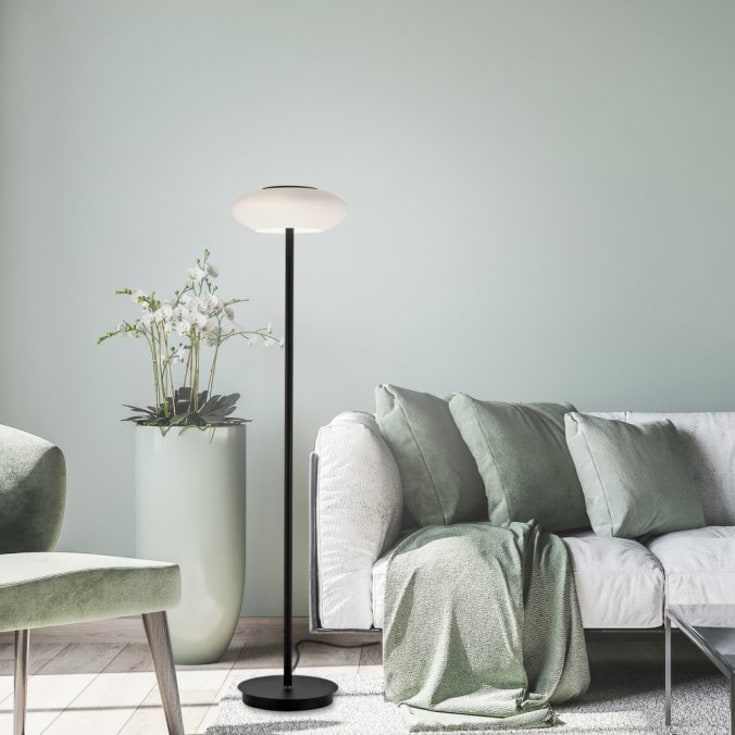 Paul Neuhaus Q-Etienne gulvlampe, sort