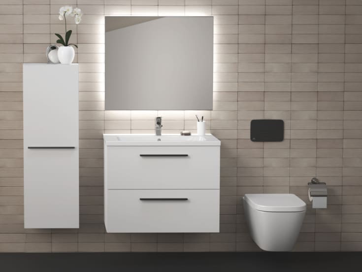 Ideal Standard Oleas spolplatta, svart