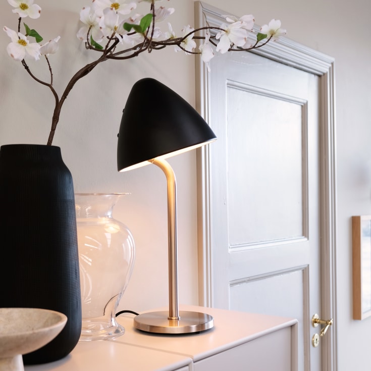 Dyberg Larsen Oulu bordlampe, messing