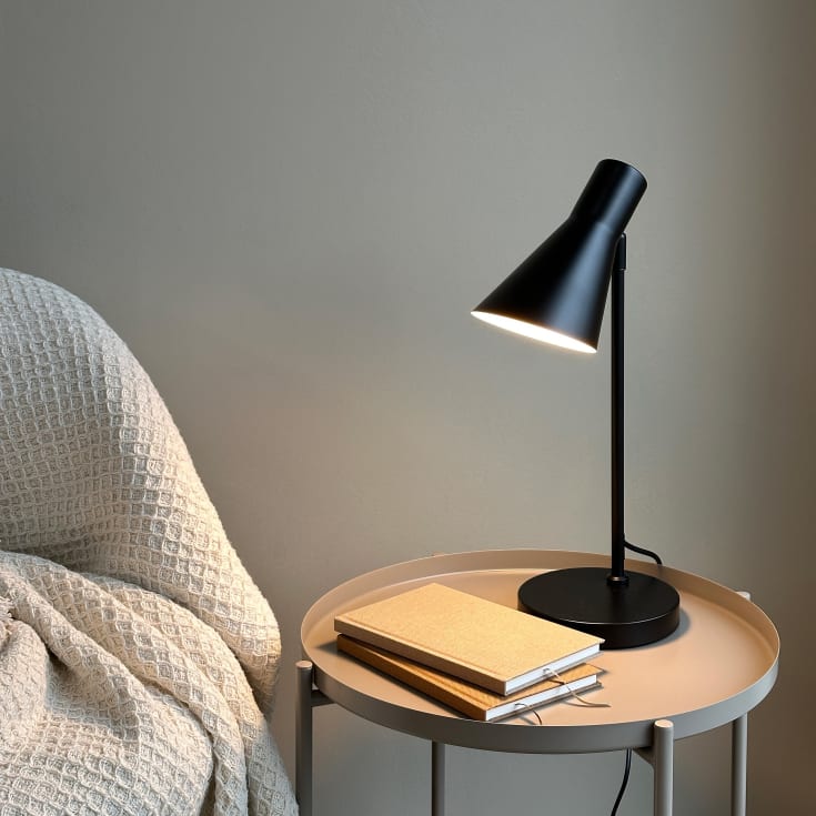 Dyberg Larsen DL12 bordlampe, sort