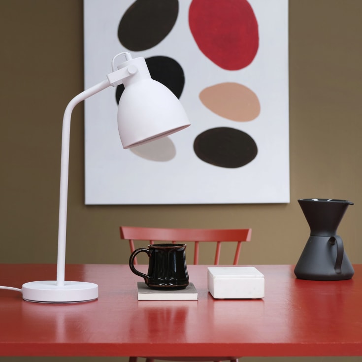 Dyberg Larsen Coast bordlampe, hvid