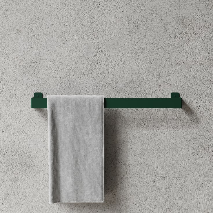 Nichba håndklædeholder, 60 cm, grøn