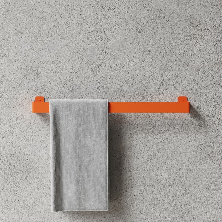Nichba håndklestang, 60 cm, oransje