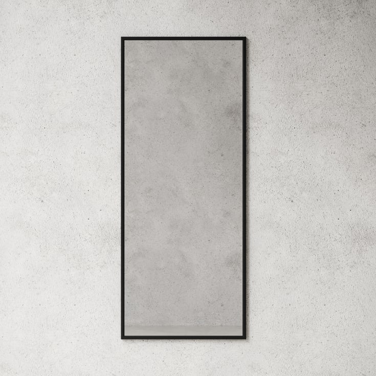 Nichba Mirror Large spegel, 145x60 cm, svart