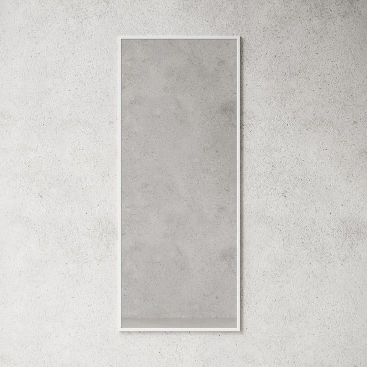 Nichba Mirror Large spejl, 145x60 cm, hvid