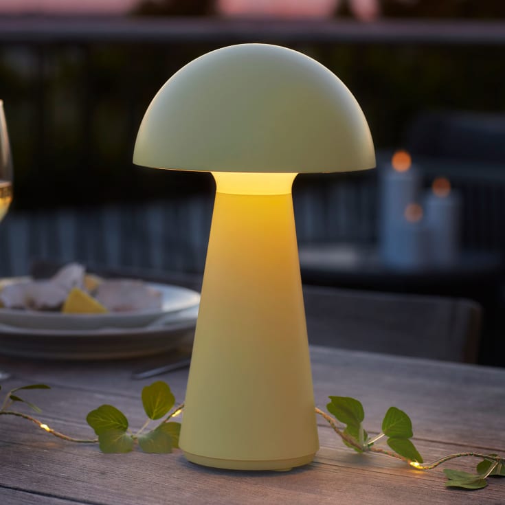 Sirius Sam oppladbar bordlampe, gul