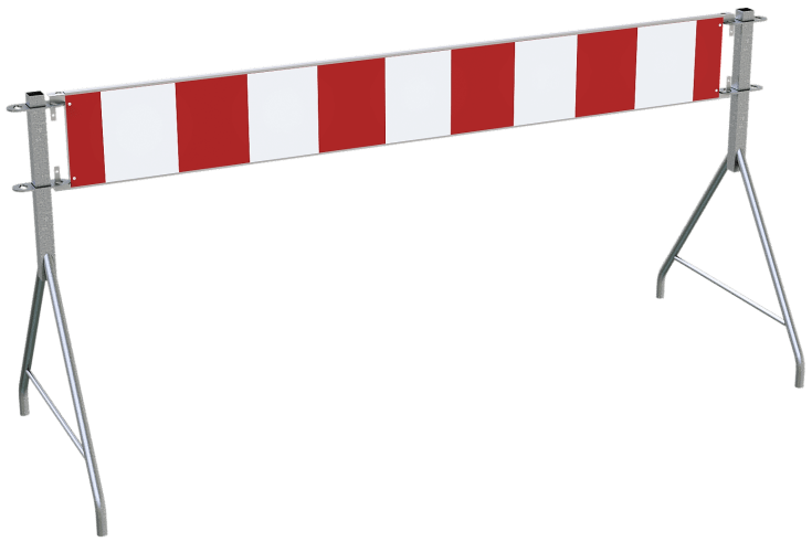 Schake ben til spærrebom, galvaniseret, 110 cm