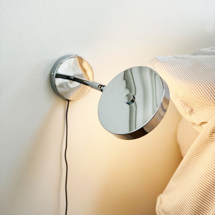 Dyberg Larsen Starlight vägglampa, krom