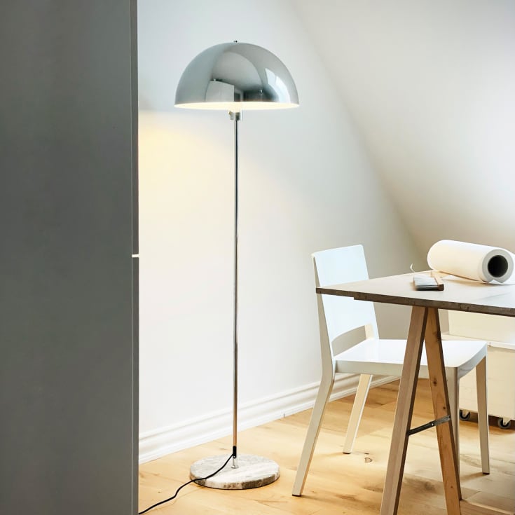 Dyberg Larsen Stockholm gulvlampe, krom