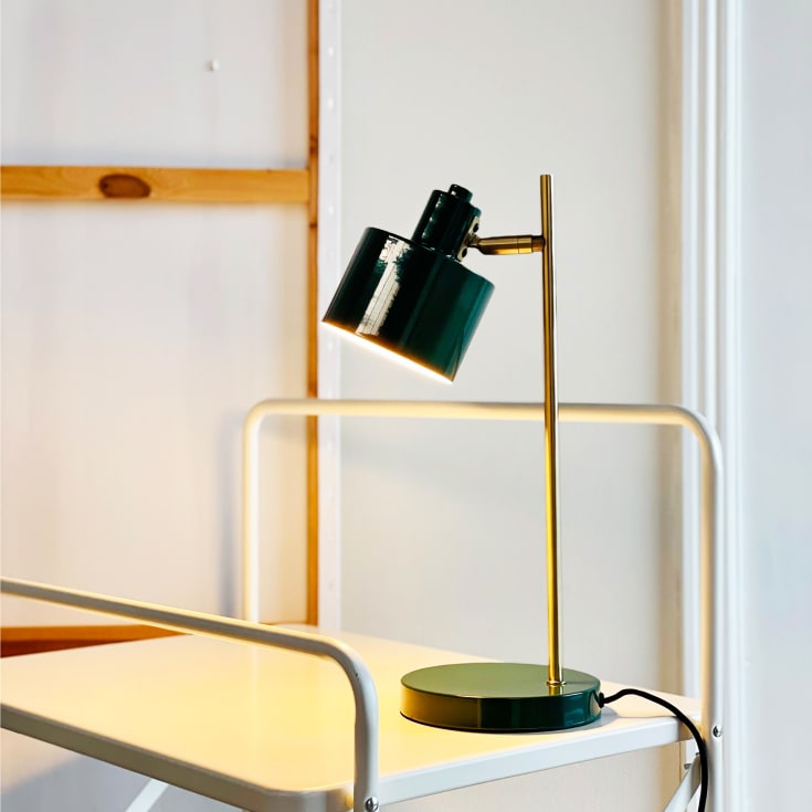 Dyberg Larsen Ocean bordlampe, mørkegrøn