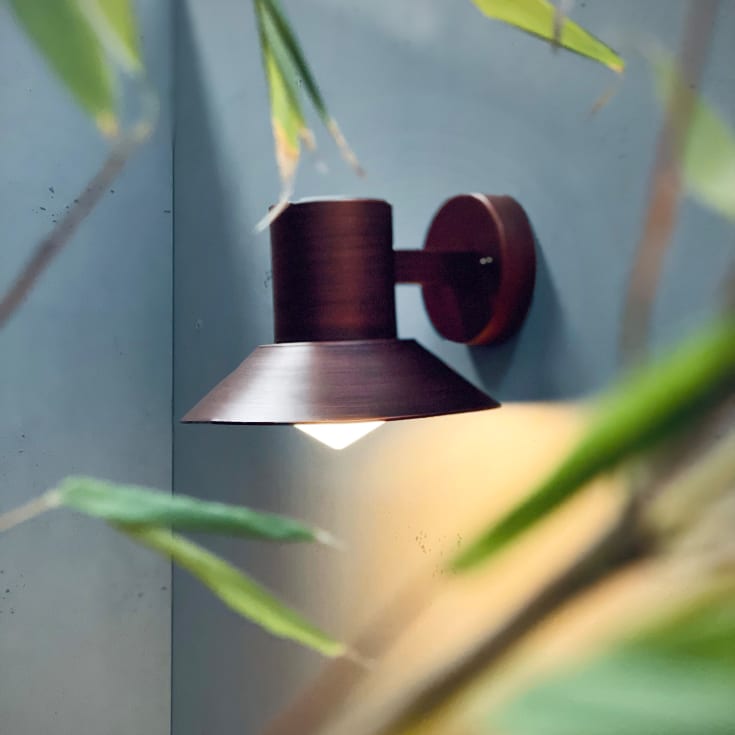 Dyberg Larsen Venice vägglampa utomhus, koppar