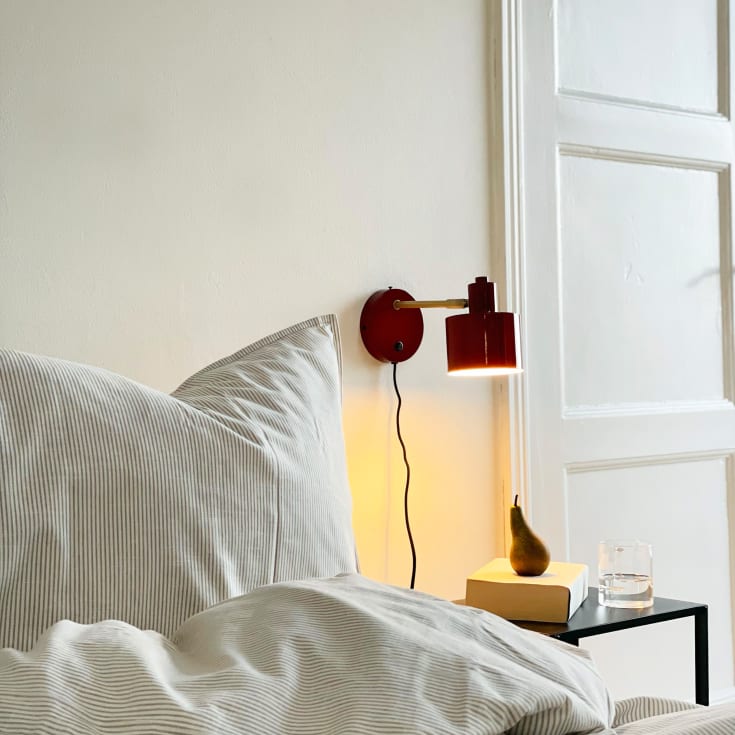 Dyberg Larsen Ocean vegglampe, rød