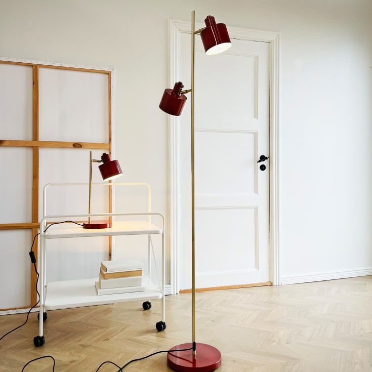 Dyberg Larsen Ocean bordslampa, röd