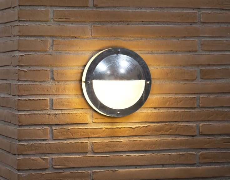 Nordlux Malte vägglampa utomhus, halvsluten