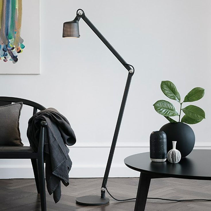 Vipp 525 gulvlampe, sort
