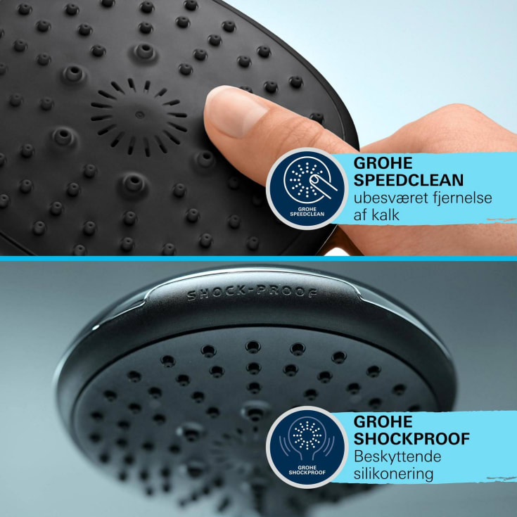 Grohe Vitalio Comfort 110 dusjsett, vannbesparende, krom