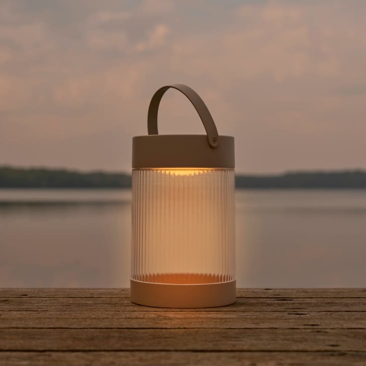 Nordlux Coupar solcelle bordlampe, beige