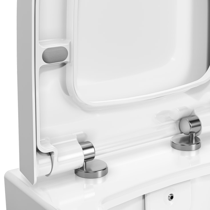 Vitra Sento toalettsits, soft close, snabbfäste, vit