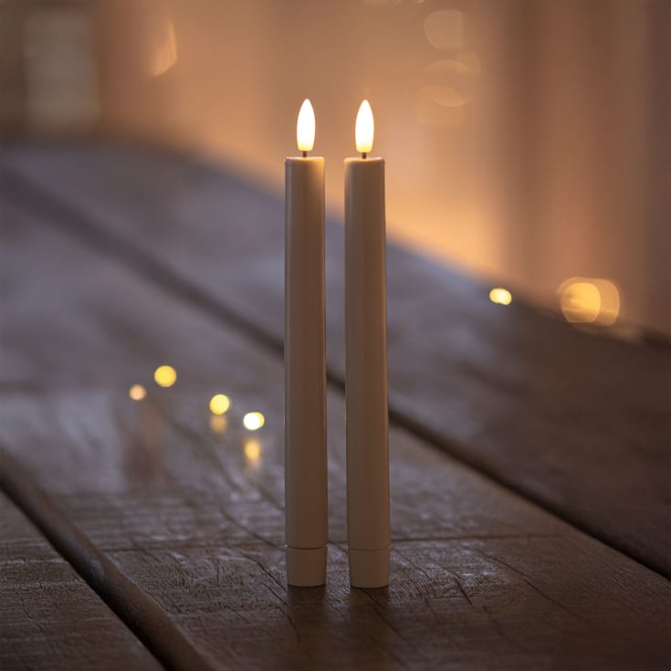 Sirius Sille LED kronljus, batteri, vit