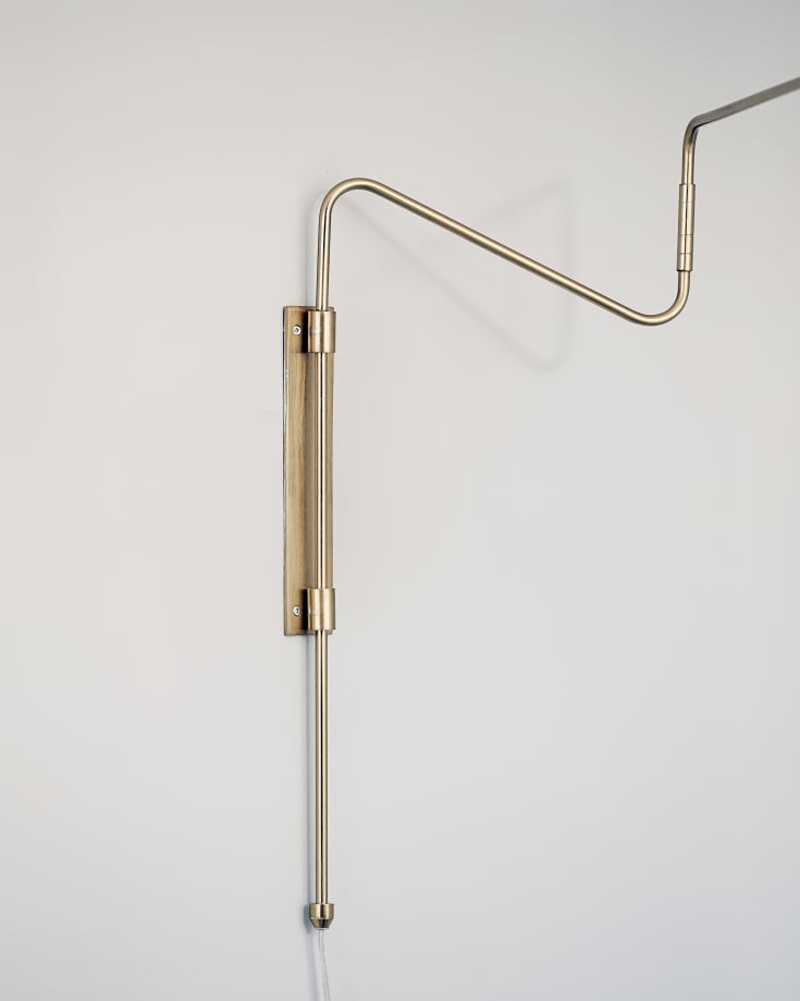 House Doctor Swing vegglampe, 70 cm, messing
