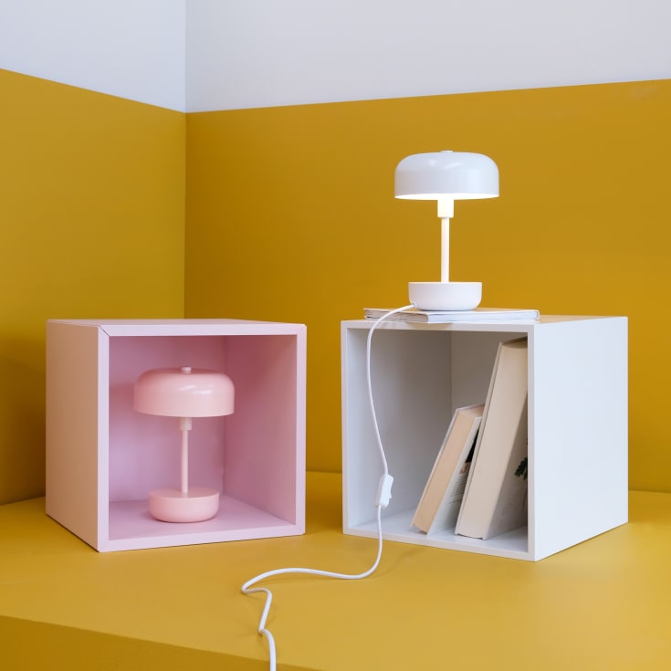 Dyberg Larsen Haipot bordlampe, hvid