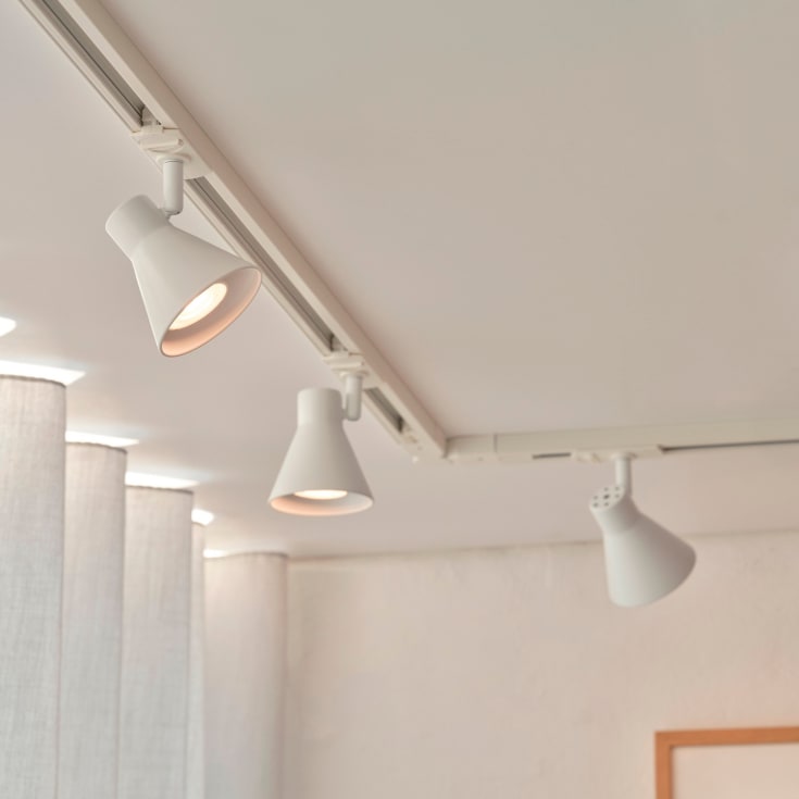 Nordlux Eik Link skinnespot, hvid