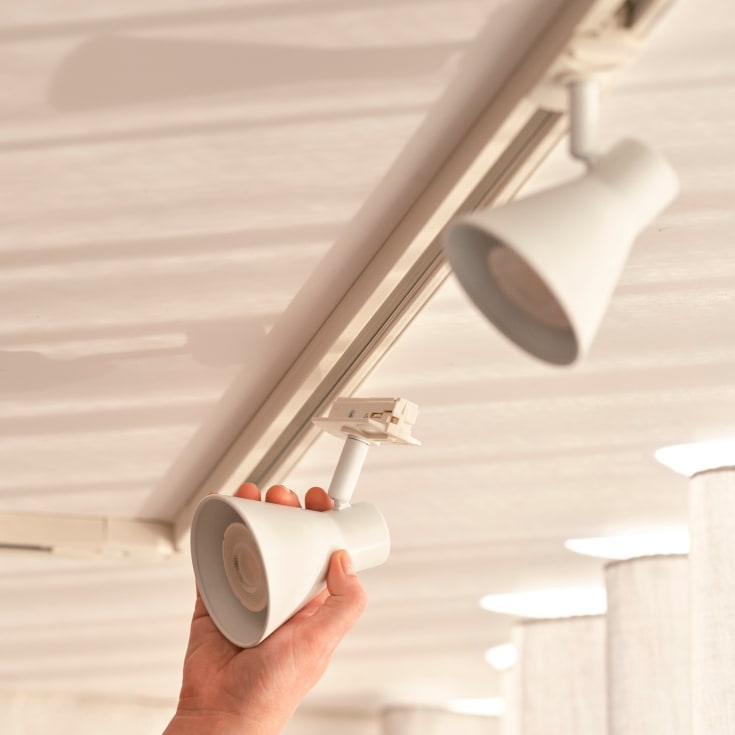Nordlux Eik Link skinnespot, hvid