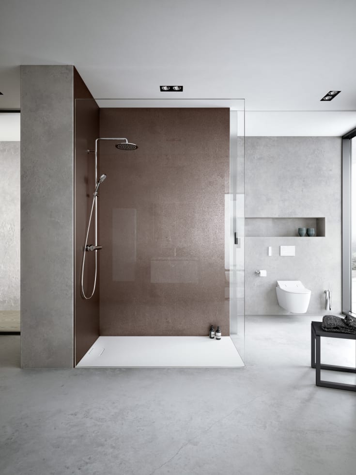 Duravit Stonetto kabinerkar, 100x80 cm, hvid