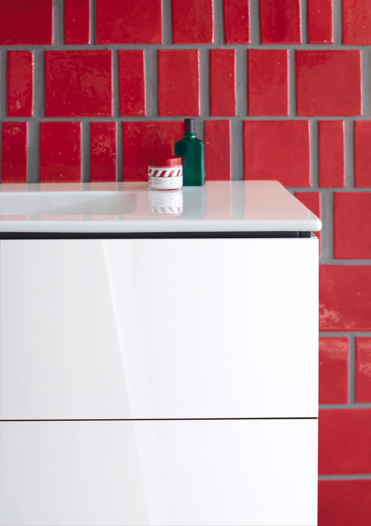 Duravit Me By Starck møbelservant, 123x49 cm, med wondergliss, hvit