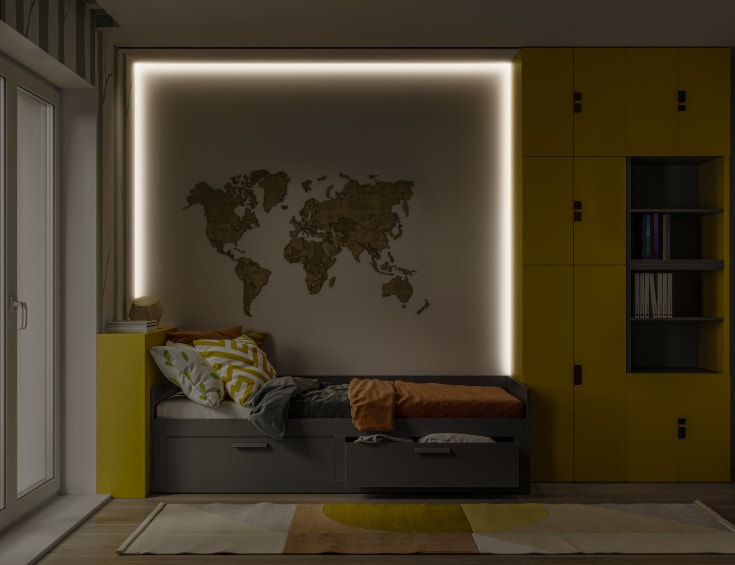 Ledvance Flex LED slinga med fjärrkontroll, vitt + färgat ljus, 3 meter