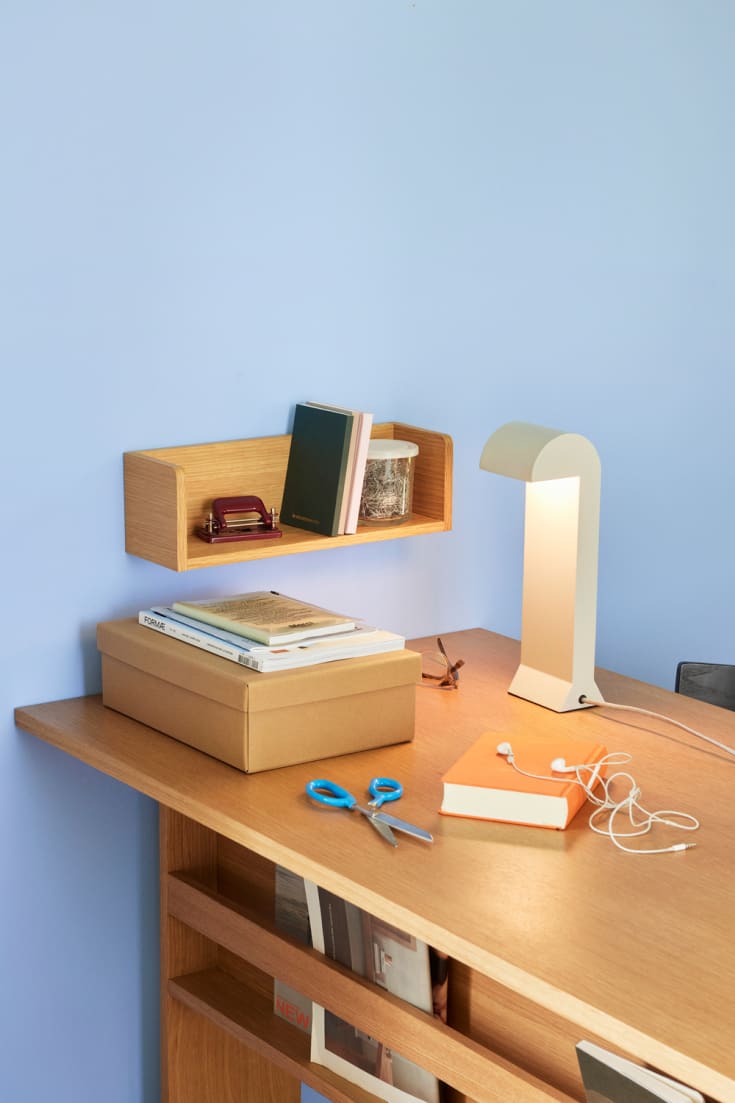 Hübsch Soothe bordlampe, grå