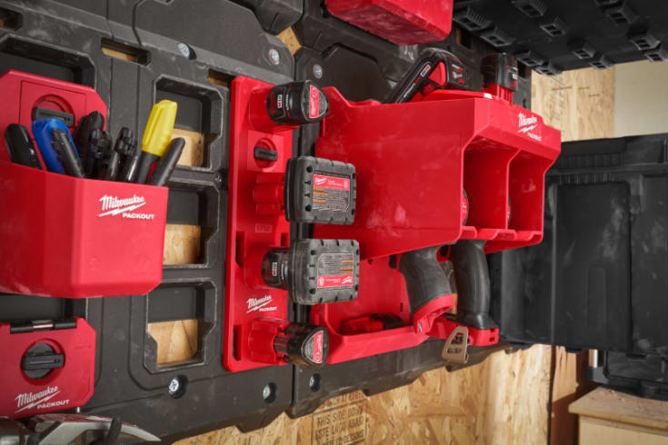 Milwaukee Packout M12 batteriholder
