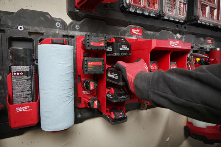 Milwaukee Packout M18 batteriholder